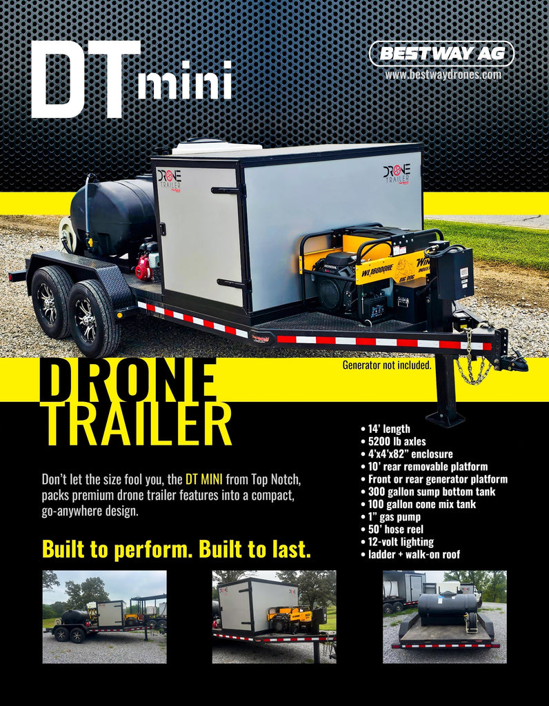 DT Mini Drone Trailer: Compact. Rugged. Field-Ready