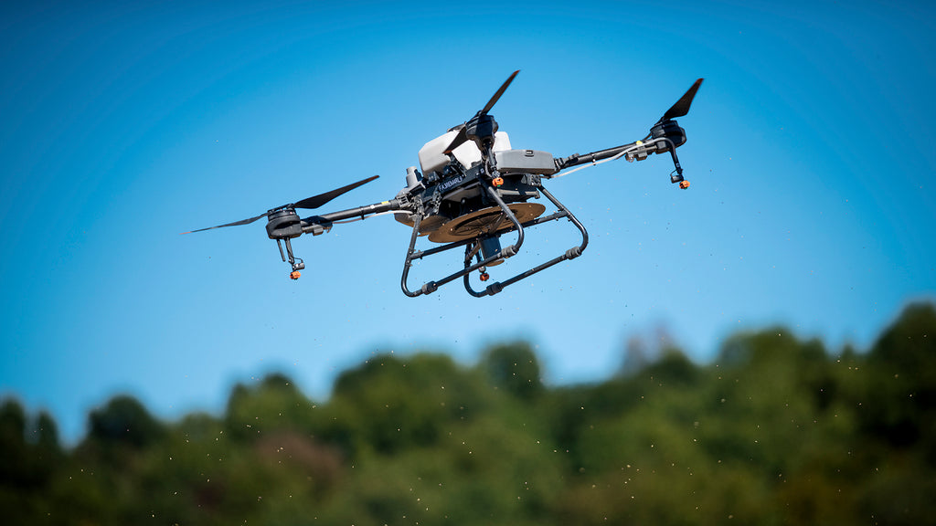 DJI Agras T10 Spreading Cover Crop
